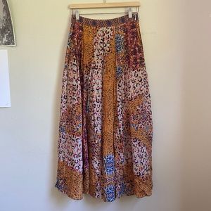Bhanuni by Jyoti Leopard Skirt